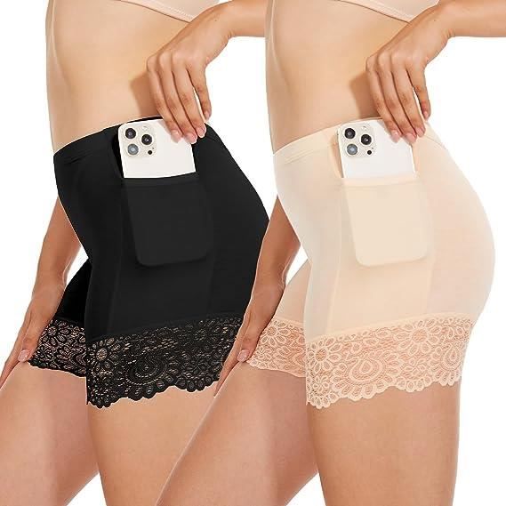 Shorty Anti Frottement Cuisse avec Poche Noir Femme Noir Cdiscount Pret a Porter