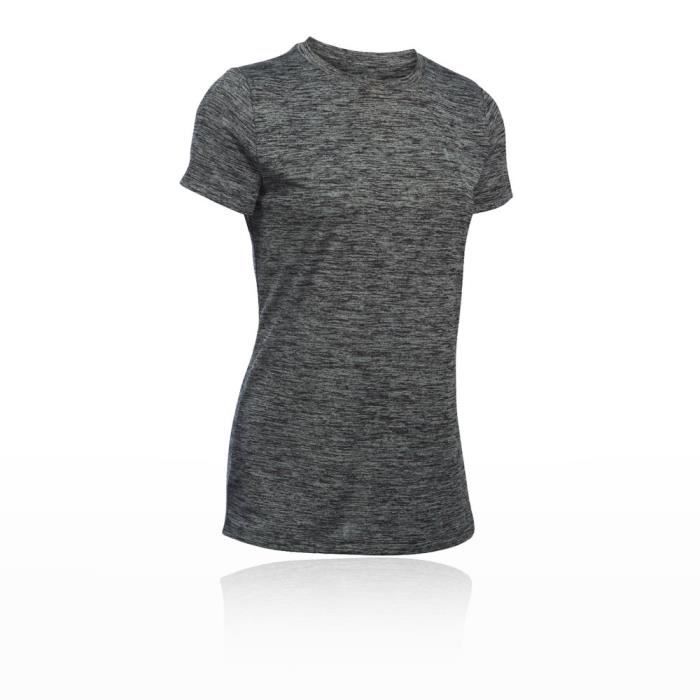 T-shirt de compression de sport pour femme Under Armour Tech Twist - Gris