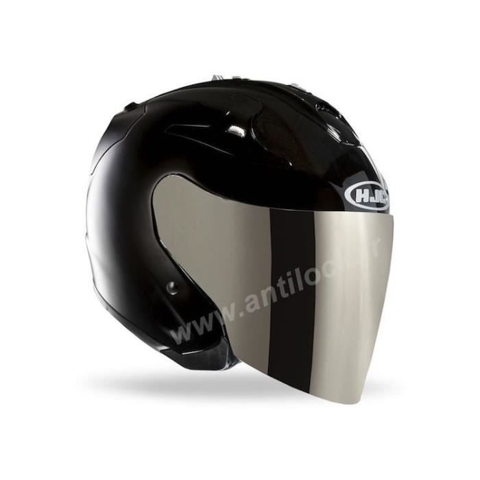 Hjc Casque Fg Jet Fibre Noir Visiere Miroir Iridium Achat