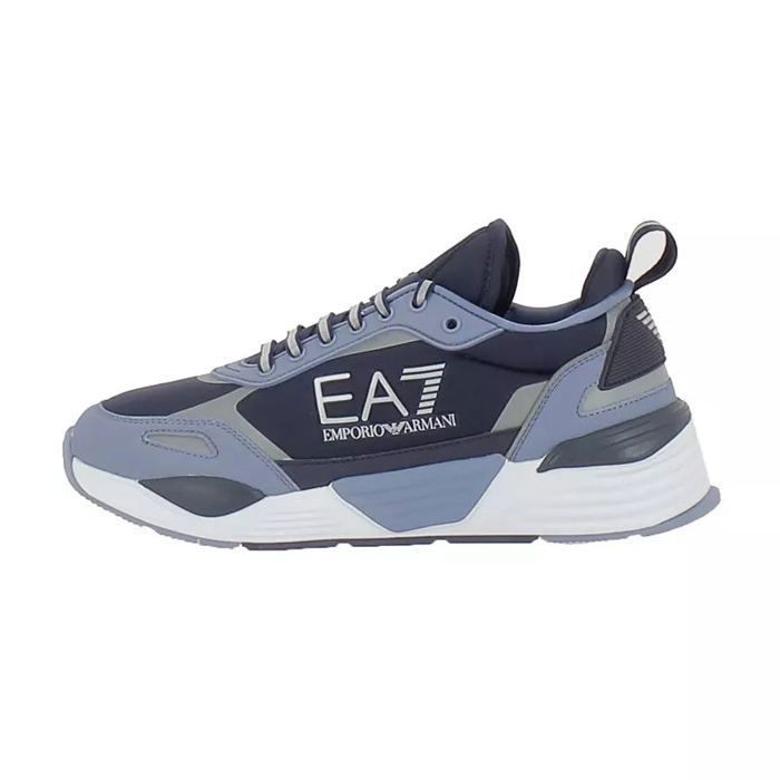 Basket EA7 Emporio Armani SNEAKER Noir et bleu Cdiscount Chaussures