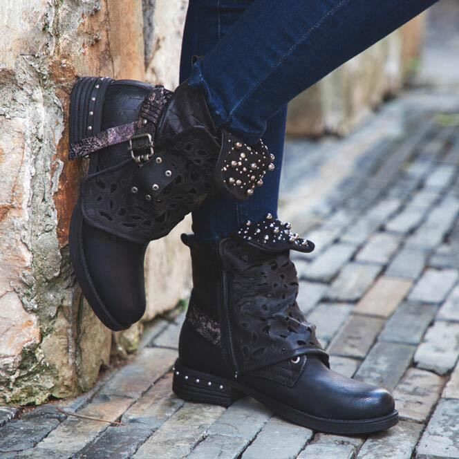 botte femme avec perle