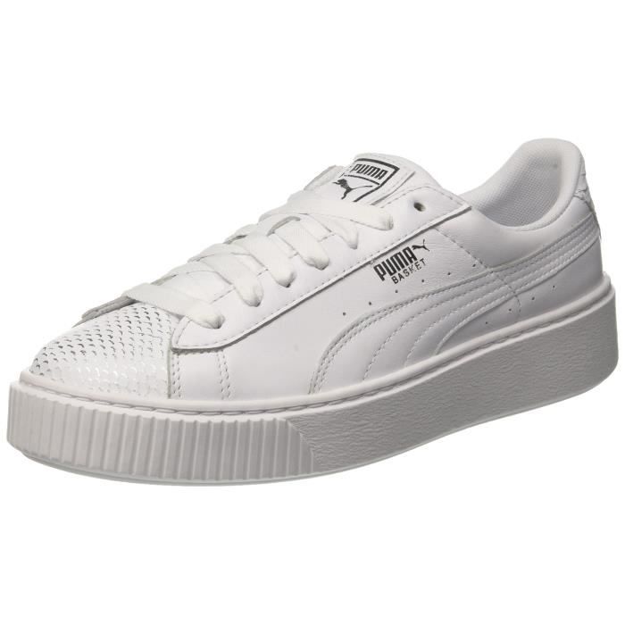 puma basket femme plateforme