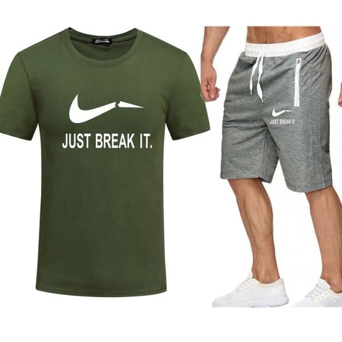 Ensemble short tee shirt homme luxe clearance