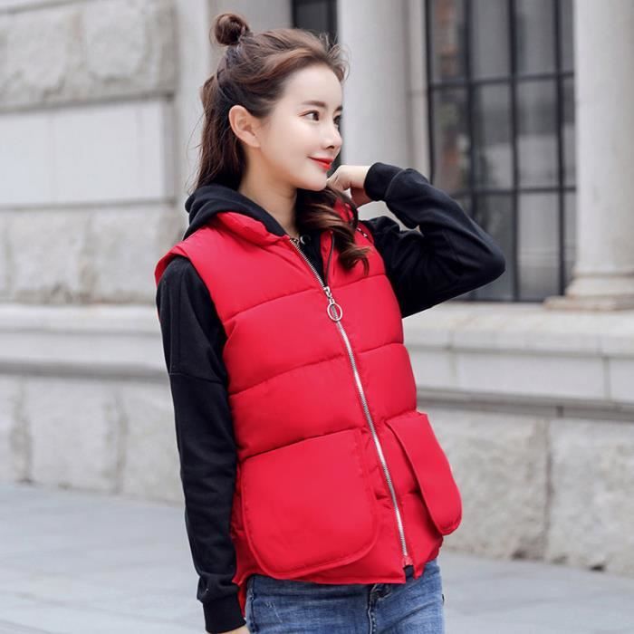Gilet Nouveau 2021 nouveau bas coton gilet femme automne et hiver