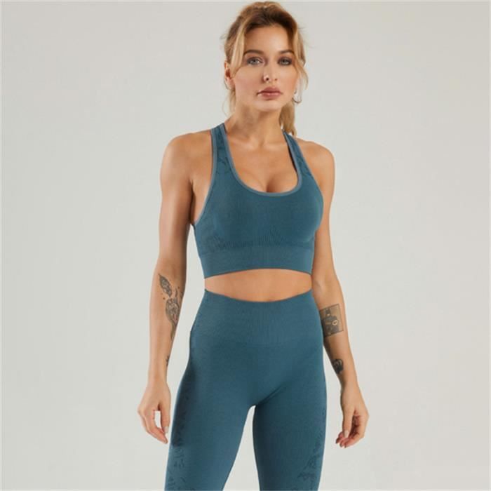 Combinaison De Sport Asiatique Femme En Soie - Pantalon Costume Taille L Bleu Clair - Occasion Très Bon état