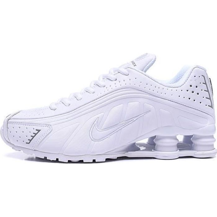 Baskets Shox R4 Homme Blanc Entra nement de Sport Blanc