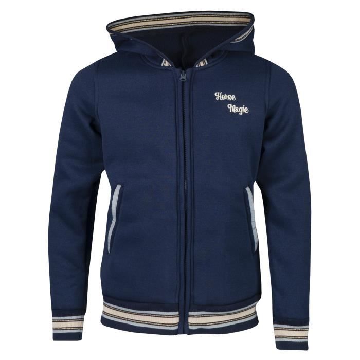veste équitation zippée enfant horka mackenzie fw22 - 6. bleu - 4 ans