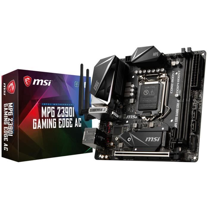 Carte mere MSI MPG Z390I Gaming Edge AC Intel Z390 - Sockel 1151 0000000 - Msi
