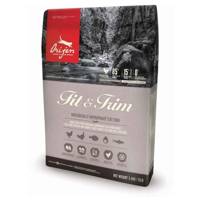 Croquettes Fit Trim Pour Chat Orijen 5 4kg Cdiscount Croquettes Fit Trim Pour Chat Orijen 5 4kg Cdiscount