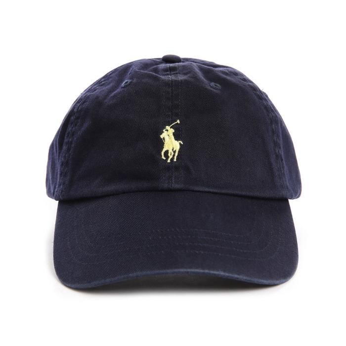 Ralph Lauren Casquette Ralph Lauren bleu marine Cdiscount Pret a Porter