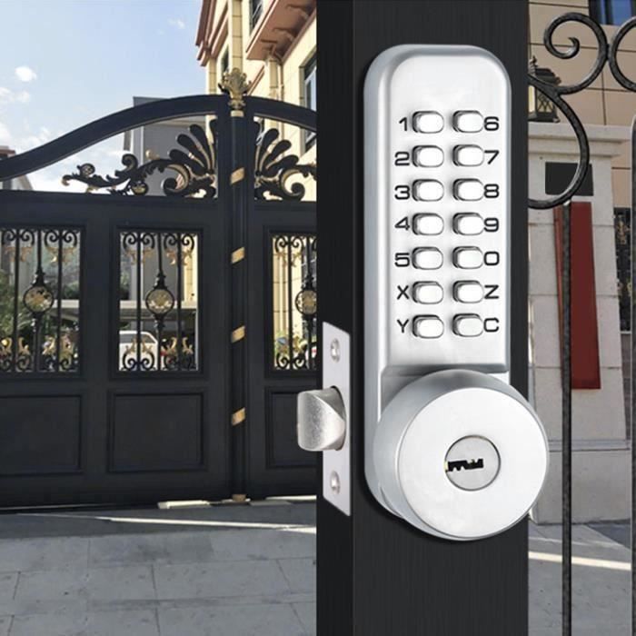 Serrure Connectée SMONET M6 – WiFi + Clavier – Pêne Dormant – Entrée Sans Clé (ouvert, Jamais Utilisé)