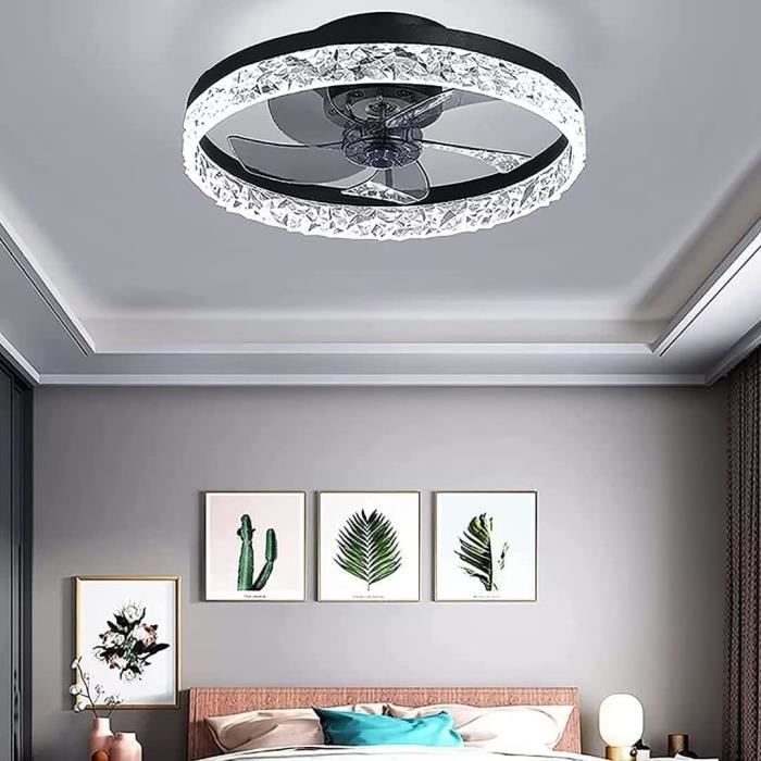 Belfoyer plafonnier avec ventilateur silencieux, ventilateur de plafond à éclairage silencieux avec télécommande ventilateur ivoire 132 cm 3 pales de ventilateur ABS (Blanc Belfoyer plafonnier avec ventilateur silencieux, ventilateur de plafond à éclairage silencieux avec télécommande ventilateur ivoire 132 cm 3 pales de ventilateur ABS (Blanc