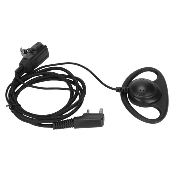 Casque Talkie Walkie,Casque Aérien,2 Broches Radio Oreillette avec Casque Talkie Walkie,Casque Aérien,2 Broches Radio Oreillette avec