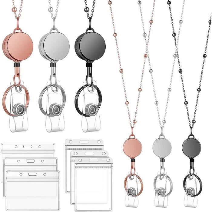 Montres D'Infirmière Rétractables Vegena - Lot De 5 Couleurs - Clip Professionnel Homme/Femme