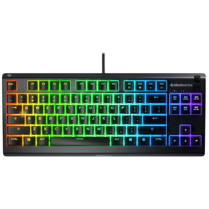 Clavier Gaming Filaire SteelSeries Apex 3 TKL – Rétroéclairé AZERTY - vue 7
