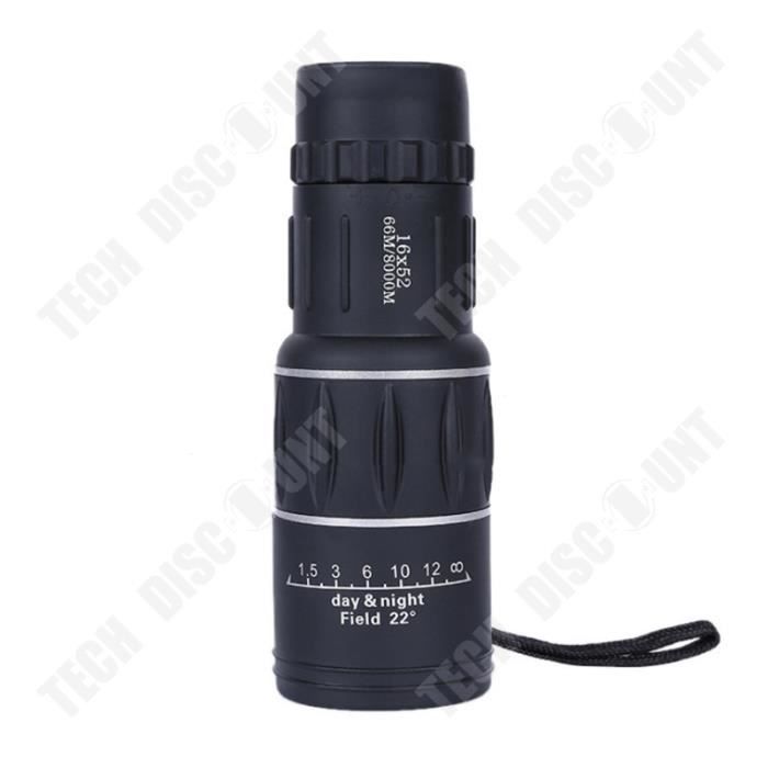 Monoculaire 10x30 VGEBY - HD, Zoom 10x - Prisme BAK4 - Aluminium Léger - Pour Randonnée, Observation Oiseaux