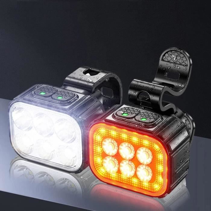 Led Vélo Feux Avant Et Arrière, Phare Led Light Accessoires De Vélo Usb ...