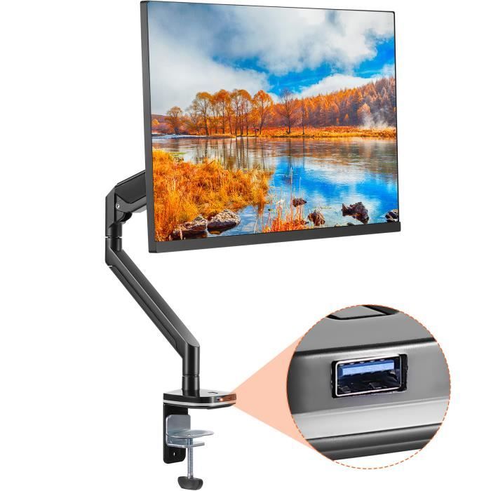 Support Écran PC – VEVOR – Bras Écran PC Bras Articulé pour Moniteur 13-35 pouces Charge 12 kg