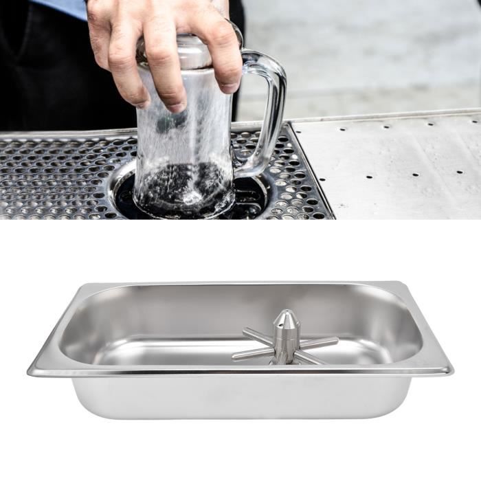 Lave-gobelet automatique pour évier de cuisine, robinet en verre