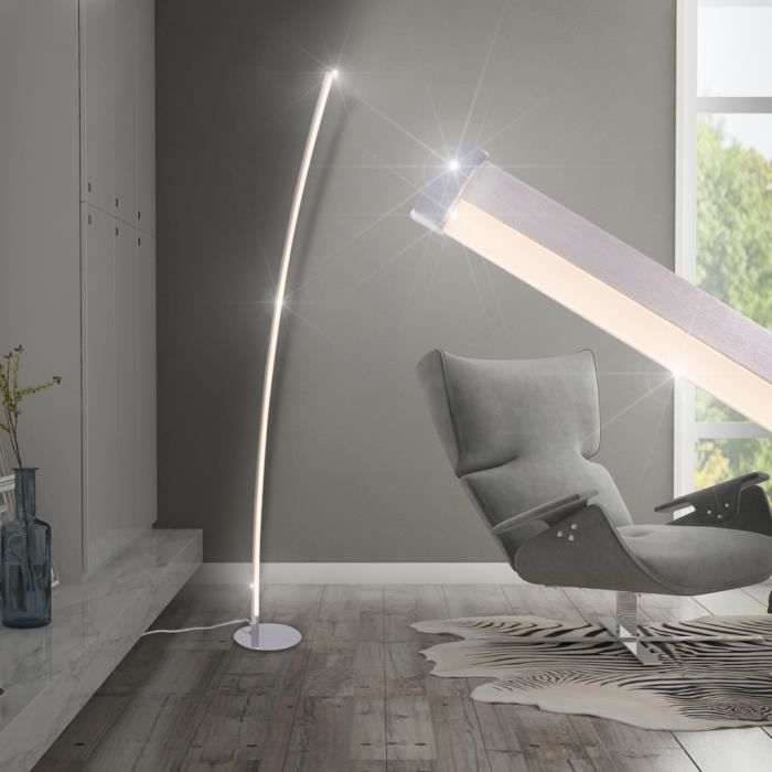 Lampadaire Extérieur Triple VidaXL - 215cm Blanc - IP44 - Lanternes E27 - Pour Jardin Allée