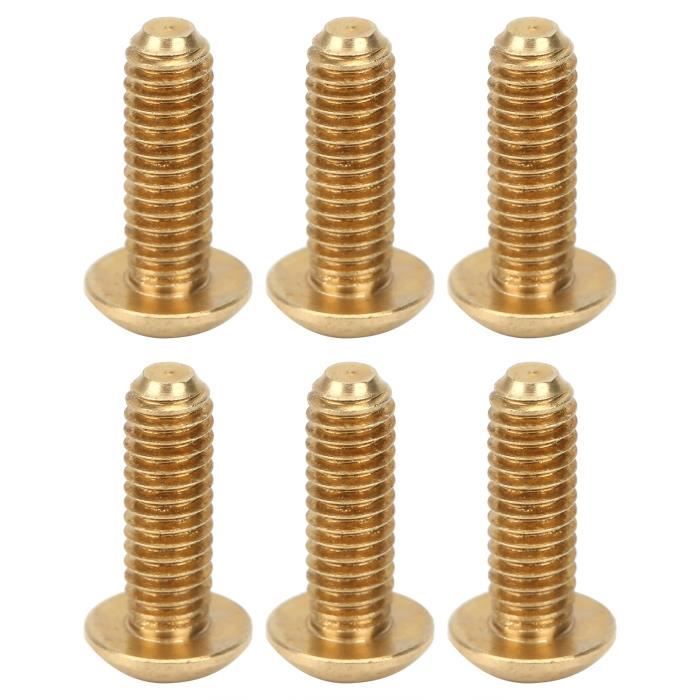 TIP Vis à six pans creux Tête demironde Cuivre pur Fixations à