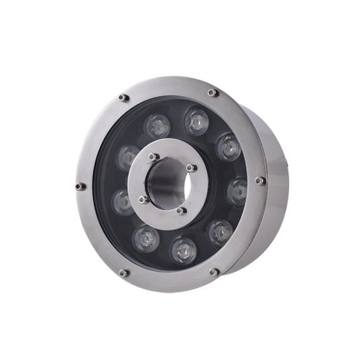 Projecteur LED Subaquatique Rechargeable Pour Piscine - 16 Couleurs, Télécommande RF, IP68, 3 Ventouses - Éclairage Bassin, Fontaine - 1
