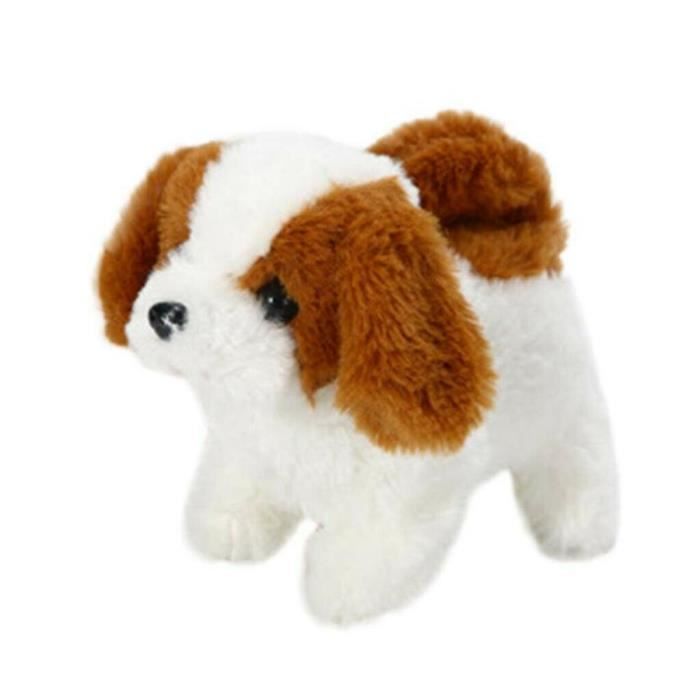 Meilleurs prix pour PINCE DE SERRAGE,D--Jouet en peluche électrique intelligent, Simulation chien intelligent appelé marche, jouet Robot chien chiot en