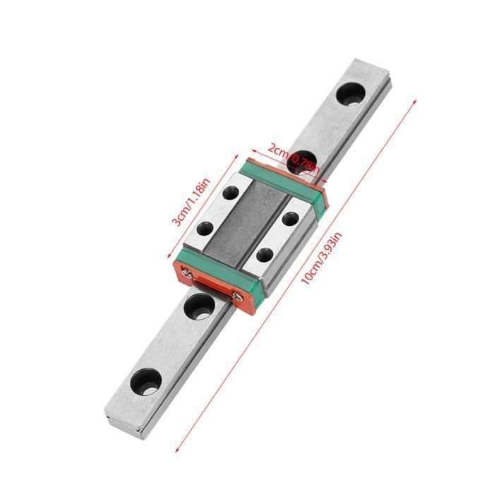 Rail De Guidage Linéaire SIMAX3D - Blocs Linéaires MGN12H (lot De 2) - Pour Imprimantes 3D DIY Carte Mere Wifi Rail De Guidage Linéaire SIMAX3D - Blocs Linéaires MGN12H (lot De 2) - Pour Imprimantes 3D DIY Carte Mere Wifi