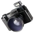 Caméra numérique Vlogging Video Digital Caméscope Numérique Screen HD 1080P avec lentille grand angle noir-1