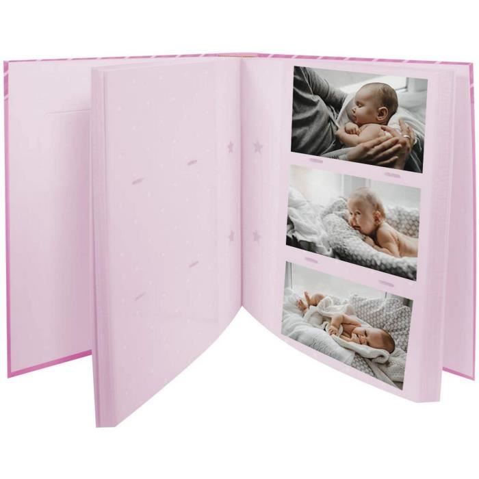 Album photo pour bébé en tissus (prévu pour 10 photos 10X15