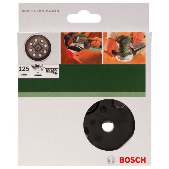 Bosch - Plateau de ponçage 400 dur 125mm pour Pex 125 Bosch