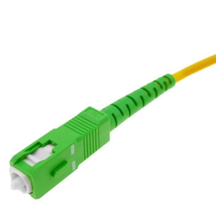 Lot De 5 Connecteurs Rapides Fibre Optique Monomode LC UPC/APC - Installation Terrain Facile