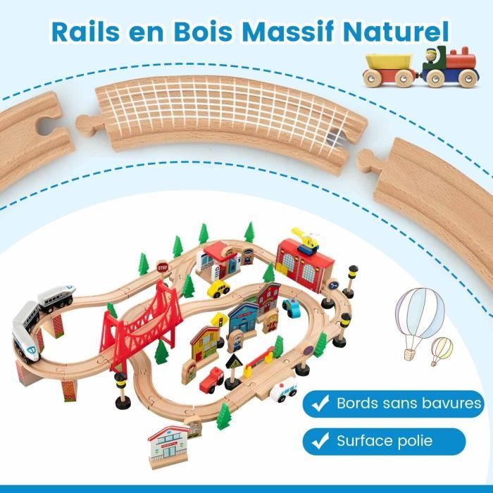 Circuit avec Voiture Lumineuse 366 Pcs de Pist Jeu de Rail pour Enfants 3  ans + - Costway