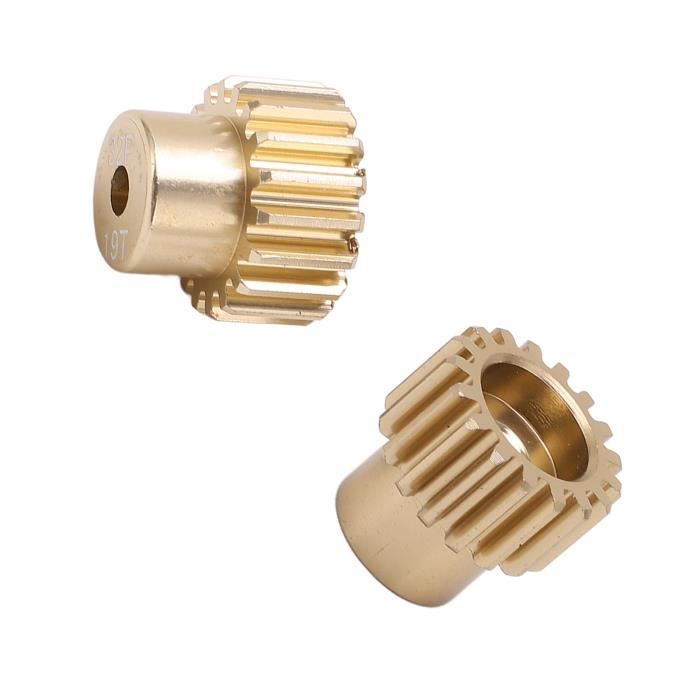 YOSOO Pignon de moteur RC 3 pièces RC 3.175mm 48DP 21T ensemble d'engrenages à pignon en acier