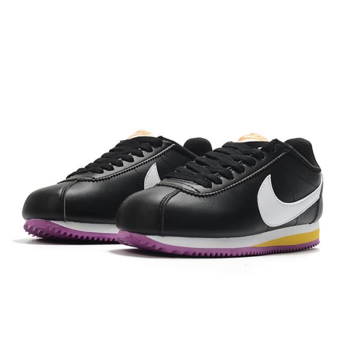 Nike cortez homme noir et blanc sales