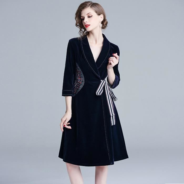 Robe blazer sales bleu marine