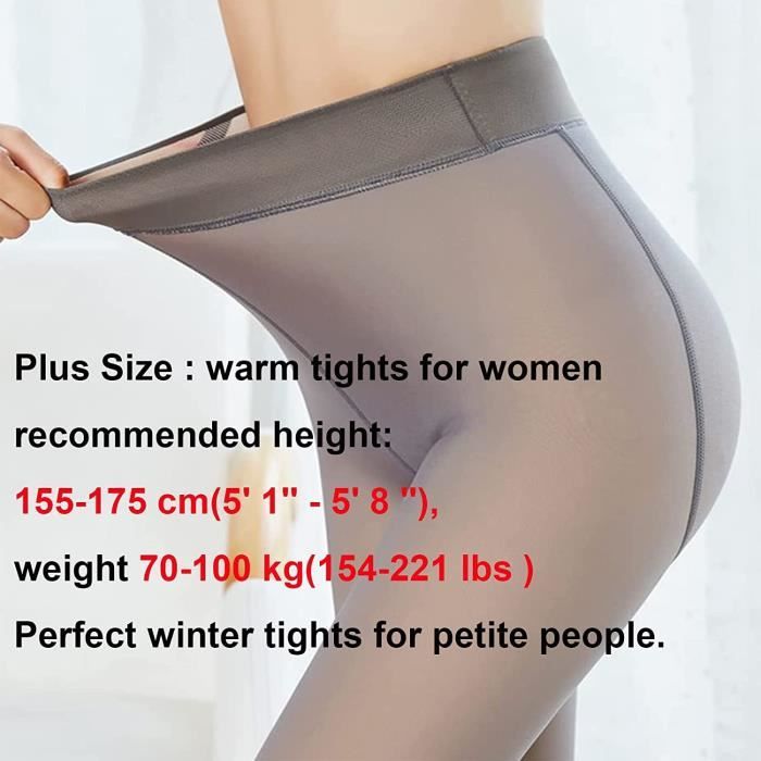 Collant Polaire Chaud Femme HUIXIN Collant Polaire Grande Taille Femme Collants Thermiques Doubls En Polaire Pour Femme Legging Polaire Femme Enceinte