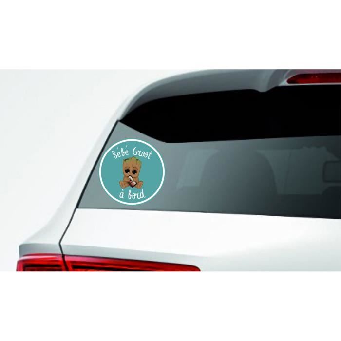 Bébé à bord Groot autocollant sticker adhesif voiture auto enfant