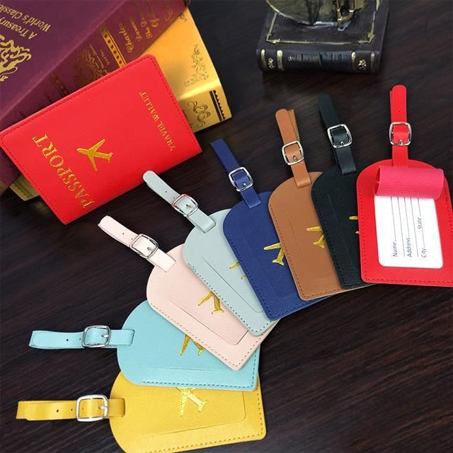 Étiquette Bagage & Couverture Passeport Harry Potter Gryffondor - Produit Officiel Warner Bros