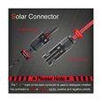 Kits de Câbles de Panneau Solaire 10AWG, Câble D'Extension de Connecteurs Solaires pour Panneau Solaire RV, Compatible avec-2