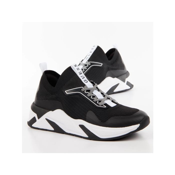 Baskets femme Guess Gaxtin black Cdiscount Chaussures