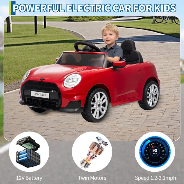 12V Lamborghini Voiture Électrique Enfants avec Télécommande & Portes