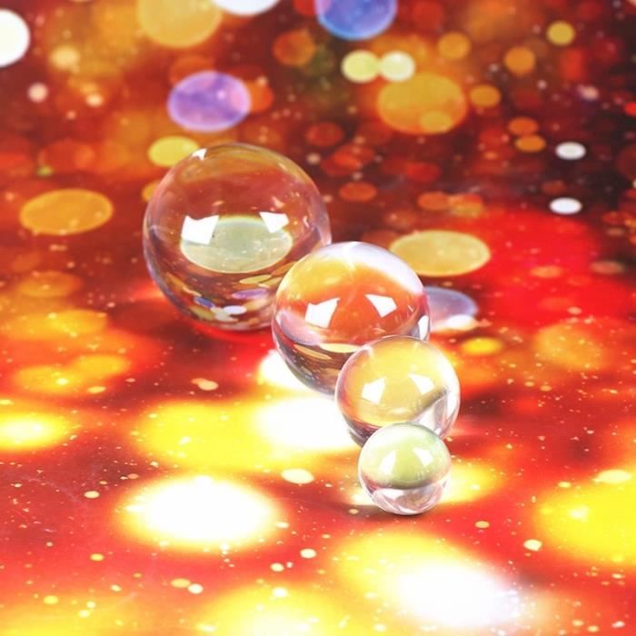 30mm - base en cristal - Lustre lisse K9 30mm-100mm, boule de cristal en  verre transparent pour sphère de pho - Cdiscount Maison