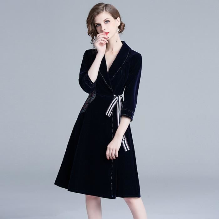 Robe blazer sales bleu marine