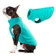 Dark Blue-L -Hiver polaire chien vêtements chiot vêtements bouledogue français manteau carlin Costumes veste pour petits chiens Chih-3
