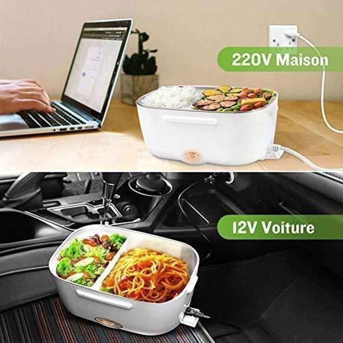 Lunch Box Chauffante, Emporter Vos Repas Et Manger Chaud Au Travail – Ma