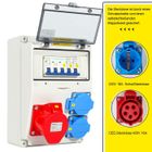 Coffret De Chantier Monophasé Tableau électrique Répartiteur De Courant Mural 1x16a 2x230v Mit Ls Fi 94548384