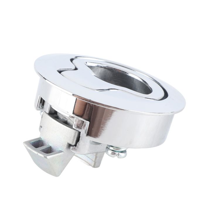 Lot 2 Loquets Bateau Acier Inoxydable – Fermeture Anti-Clic Trappe, Casier, Bride Marine Robuste Avec Œil Cadenas