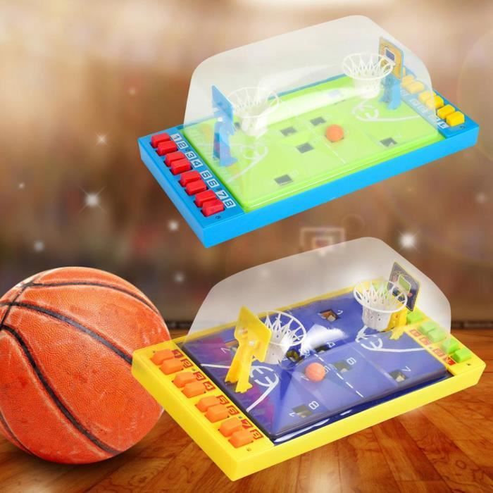 Mini basket-ball de table pour enfants, jeu de bureau, 2 personnes, tir au  doigt, puzzle, éducation précoce, interactif parent-enfant - AliExpress