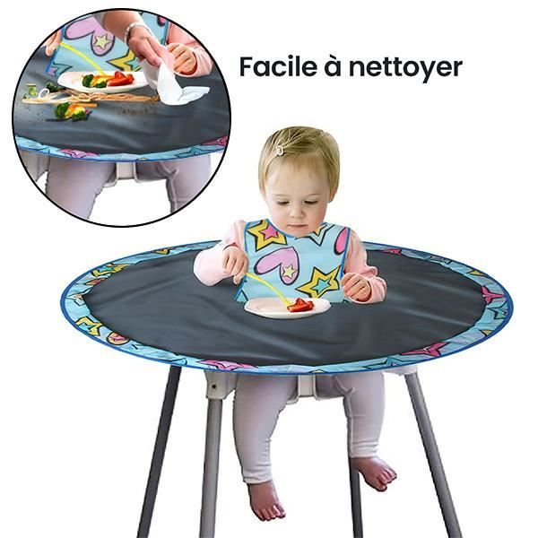 Set De 3 Bavoirs à Manches Longues Pour Bébé 0-3 Ans | Imperméable, Poche Récupératrice, Motifs Doux Pastel - 2